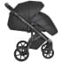Детская коляска Roan Bass Next Кожа 3 в 1 с автокреслом Tutis Elo Lux EduSky Black RN088/1 Black/Black