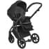 Детская коляска Roan Bass Next Кожа 3 в 1 с автокреслом Tutis Elo Lux EduSky Black RN088/1 Black/Black