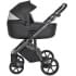 Детская коляска Roan Bass Next Кожа 3 в 1 с автокреслом Tutis Elo Lux EduSky Black RN088/1 Black/Black