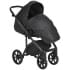 Детская коляска Roan Bass Next Кожа 3 в 1 с автокреслом Tutis Elo Lux EduSky Black RN088/1 Black/Black