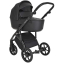 Детская коляска Roan Bass Next Кожа 3 в 1 с автокреслом Tutis Elo Lux EduSky Black RN088/1 Black/Black