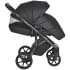 Детская коляска Roan Bass Next Кожа 3 в 1 с автокреслом Tutis Elo Lux EduSky Black RN088/1 Black/Black