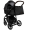 Детская коляска Roan Esso 2025 Кожа 2 в 1 ESSK/210/1 Black /Black/руч.Тем.коричневый