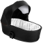 Детская коляска Roan Esso 2025 Кожа 2 в 1 ESSK/210/1 Black /Black/руч.Тем.коричневый