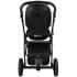 Детская коляска Roan Esso 2025 Кожа 2 в 1 ESSK/210/1 Black /Black/руч.Тем.коричневый