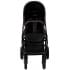 Детская коляска Roan Esso 2025 Кожа 2 в 1 ESSK/210/1 Black /Black/руч.Тем.коричневый