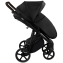 Детская коляска Roan Esso 2025 Кожа 2 в 1 ESSK/210/1 Black /Black/руч.Тем.коричневый