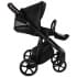Детская коляска Roan Esso 2025 Кожа 2 в 1 ESSK/210/1 Black /Black/руч.Тем.коричневый