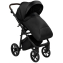 Детская коляска Roan Esso 2025 Кожа 2 в 1 ESSK/210/1 Black /Black/руч.Тем.коричневый