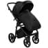 Детская коляска Roan Esso 2025 Кожа 2 в 1 ESSK/210/1 Black /Black/руч.Тем.коричневый