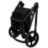 Детская коляска Roan Esso 2025 Кожа 2 в 1 ESSK/210/1 Black /Black/руч.Тем.коричневый