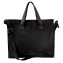 Детская коляска Roan Esso 2025 Кожа 2 в 1 ESSK/210/1 Black /Black/руч.Тем.коричневый