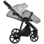 Детская коляска Roan Sol Flowers 3 в 1 с автокреслом Tutis Elo Lux EduSky Black RSF/5002 Gray/Black