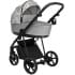 Детская коляска Roan Sol Flowers 3 в 1 с автокреслом Tutis Elo Lux EduSky Black RSF/5002 Gray/Black