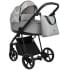 Детская коляска Roan Sol Flowers 3 в 1 с автокреслом Tutis Elo Lux EduSky Black RSF/5002 Gray/Black