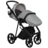 Детская коляска Roan Sol Flowers 3 в 1 с автокреслом Tutis Elo Lux EduSky Black RSF/5002 Gray/Black