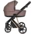 Детская коляска Roan Sol Luxury 3 в 1 с автокреслом Tutis Elo Lux EduSky Black RSL/4043 Cocoa/Rose Gold