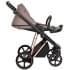 Детская коляска Roan Sol Luxury 3 в 1 с автокреслом Tutis Elo Lux EduSky Black RSL/4043 Cocoa/Rose Gold