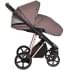 Детская коляска Roan Sol Luxury 3 в 1 с автокреслом Tutis Elo Lux EduSky Black RSL/4043 Cocoa/Rose Gold