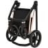 Детская коляска Roan Sol Luxury 3 в 1 с автокреслом Tutis Elo Lux EduSky Black RSL/4047 Mystic Blue/Rose Gold