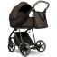 Детская коляска Roan Sol Vintage Luxury 3 в 1 с автокреслом Tutis Elo Lux EduSky Black VIN 04/TC Turkish Coffe/Bronze/руч.Cappuccino