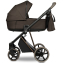 Детская коляска Roan Sol Vintage Luxury 3 в 1 с автокреслом Tutis Elo Lux EduSky Black VIN 04/TC Turkish Coffe/Bronze/руч.Cappuccino