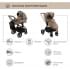 Детская коляска Sweet Baby Elegante 2 в 1 GL Brown