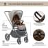 Детская коляска Sweet Baby Elegante 2 в 1 GL Brown