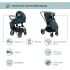 Детская коляска Sweet Baby Elegante 2 в 1 Chrome Blue