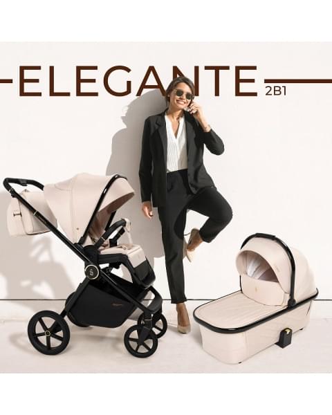 Детская коляска Sweet Baby Elegante 2 в 1 SBL GL Beige