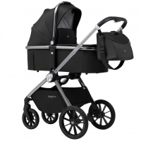 Детская коляска Sweet Baby Verde Silver 3 в 1 Black