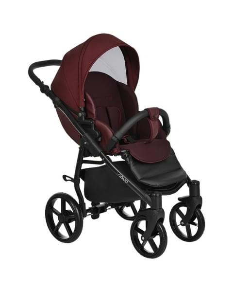Детская коляска Tutis Novo Reflective 2 в 1 1142220 Burgundy