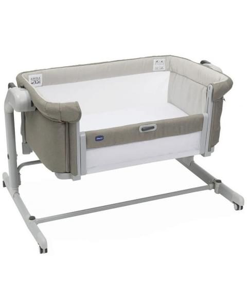 Детская приставная кроватка Chicco Next2Me Magic Evo, Desert Taupe (Бежевый)