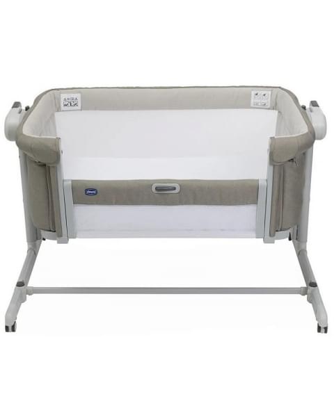 Детская приставная кроватка Chicco Next2Me Magic Evo, Desert Taupe (Бежевый)
