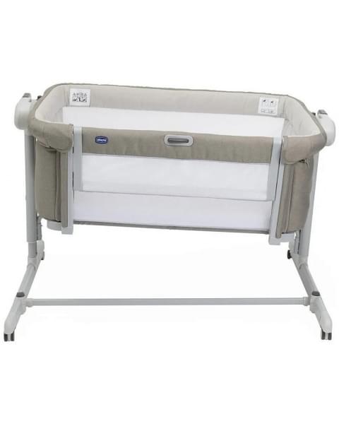 Детская приставная кроватка Chicco Next2Me Magic Evo, Desert Taupe (Бежевый)