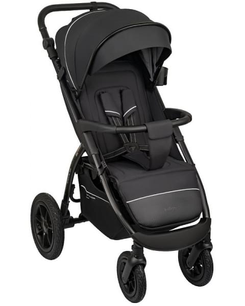 Детская прогулочная коляска Indigo Epica XL Air с сумкой 2025 черный