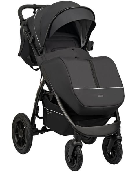 Детская прогулочная коляска Indigo Epica XL Air с сумкой 2025 черный
