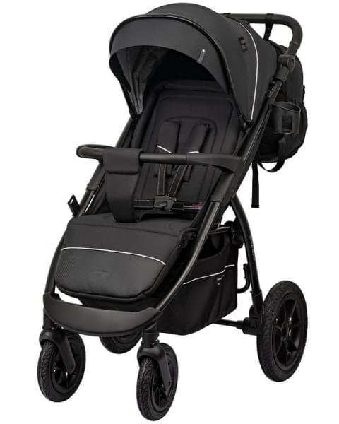 Детская прогулочная коляска Indigo Epica XL Air с сумкой 2025 черный