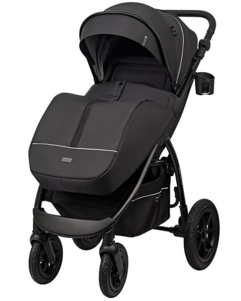 Детская прогулочная коляска Indigo Epica XL Air с сумкой 2025 черный
