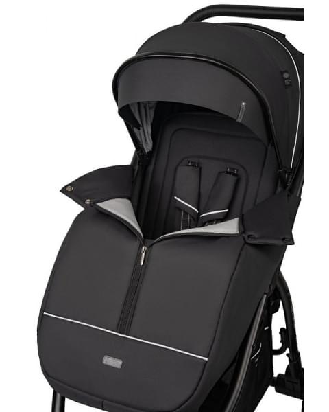 Детская прогулочная коляска Indigo Epica XL Air с сумкой 2025 черный