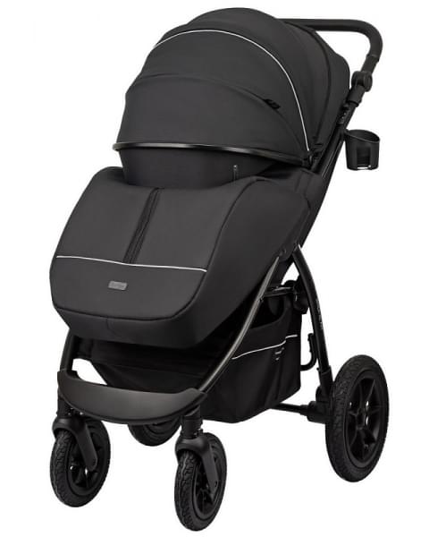 Детская прогулочная коляска Indigo Epica XL Air с сумкой 2025 черный