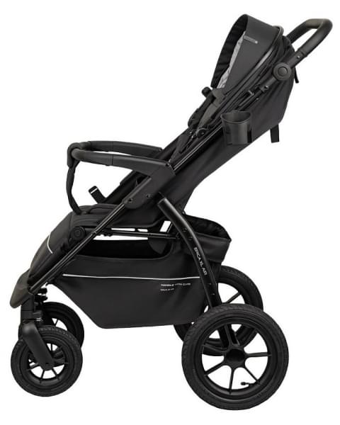 Детская прогулочная коляска Indigo Epica XL Air с сумкой 2025 черный