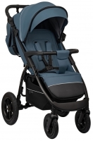 Детская прогулочная коляска Indigo Epica XL Air с сумкой 2025 синий