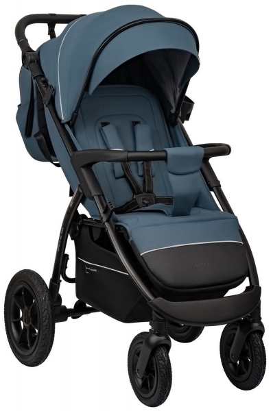 Детская прогулочная коляска Indigo Epica XL Air с сумкой 2025 синий