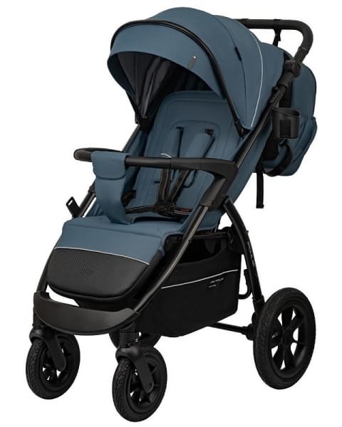 Детская прогулочная коляска Indigo Epica XL Air с сумкой 2025 синий