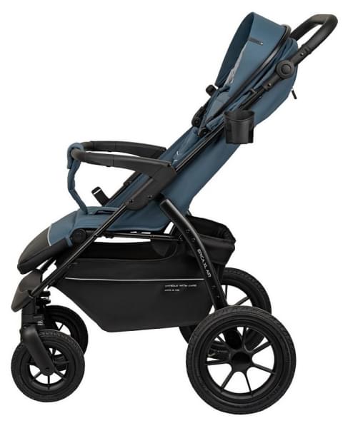 Детская прогулочная коляска Indigo Epica XL Air с сумкой 2025 синий