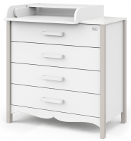 Детский пеленальный комод Атон Felix 804 пвх белый-кашемир