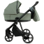 Детская коляска Roan Sol 2.0 3 в 1 с автокреслом Tutis Elo Lux EduSky Black SLL/33/T Sage Green/Black/руч.Black