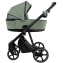 Детская коляска Roan Sol 2.0 3 в 1 с автокреслом Tutis Elo Lux EduSky Black SLL/33/T Sage Green/Black/руч.Black