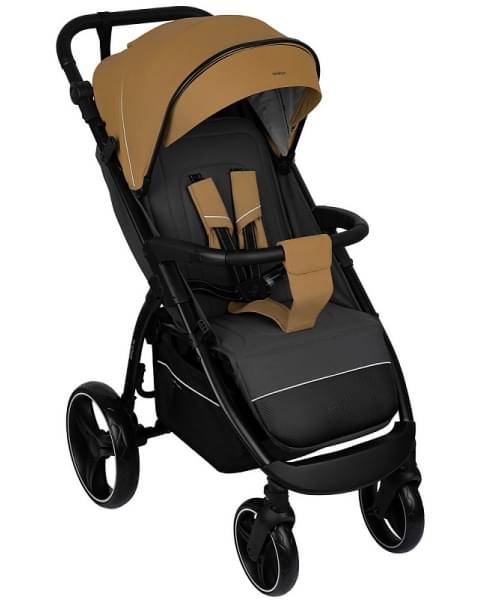 Детская прогулочная коляска Indigo Epica XL бежевый-серый